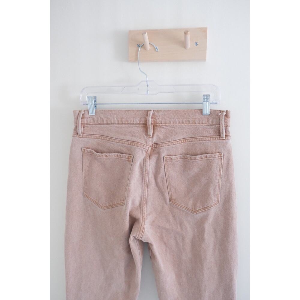 Frame Women Denim Le Sylvie Slender Straight Jeans in Sand Sz 29 High Waist - Picture 8 of 8